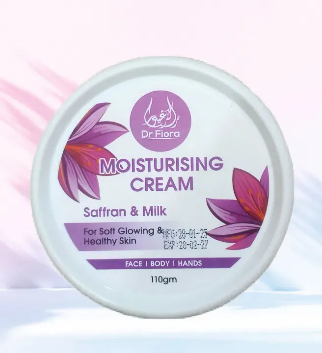 Dr Fiora Moisturizing Cream With Saffran And Milk 110g