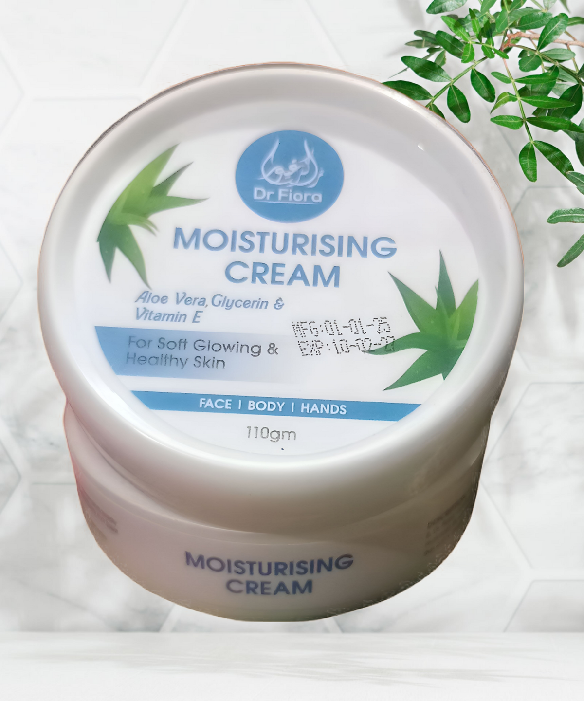 Dr Fiora Moisturizing Cream With Glycerin, Aloe Vera & Vitamin E 110g